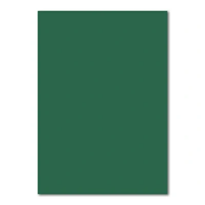 Imagen de FarbenFroh Lote de 50 hojas papel para tarjetas individuales, DIN A5, 240 g/m², 14,8 x 21 cm, verde oscuro. cartulina fina, cuché, manualidades, gruesa