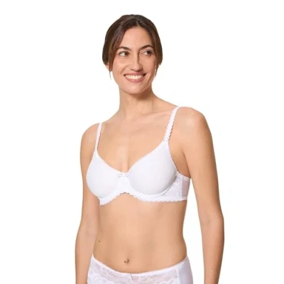 Imagen de Playtex Sujetador Espaciador con armaduras, Blanco, 100E para Mujer