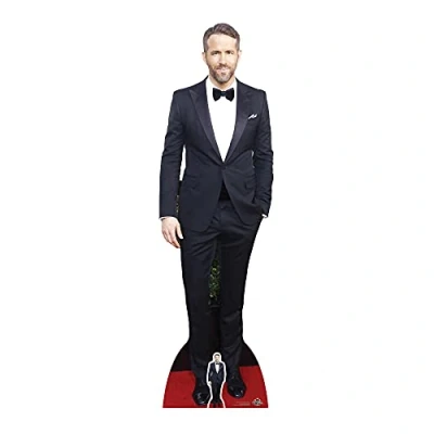 Imagen de STAR CUTOUTS Ltd CS675 Celebrity Standee Ryan Reynolds Cut out, Multicolor, 188 x 55 cm, cartón, Lifesize