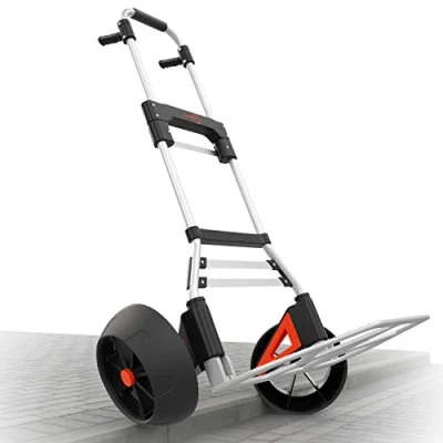 Imagen de CAMBA Moova Carretilla de Mano; Carro Plegable Aluminio; Tecnología Ruedas para Subir Escaleras; Capacidad Carga 100Kg Trabajo Pesado