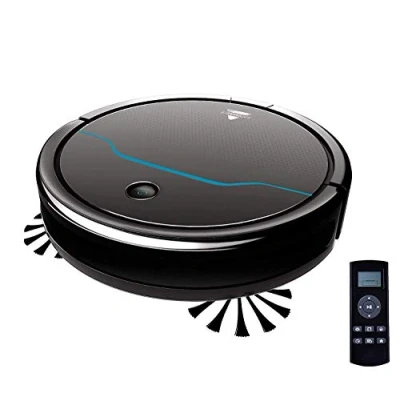 Imagen de BISSELL EV675 Robot aspirador multisuperficies autonomie de 100 minutes 2601N, Noir/Sarcelle Disco, 32 x 89