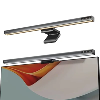Imagen de Funlicht barra de luz para monitor, lámpara monitor computadora el cuidado los ojos, LED regulable, control táctil, pantalla alimentada por USB escritorio,
