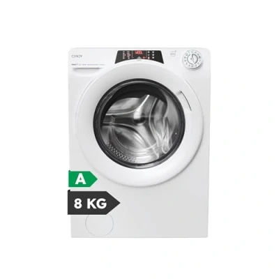 Imagen de Lavadora carga frontal Candy RapidÓ RO 1284DWMT/1 S, 8kg, 1200rpm, Motor Inverter, Wi Fi, Vapor, 16 Programas, Blanco