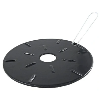 Imagen de Ilsa A1739021 Placa Base Radiante esmaltada, Hierro Fundido, Negro