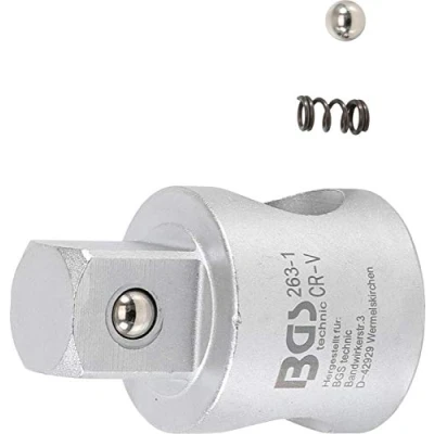 Imagen de BGS 263 1 Adaptador de mango corredizo para extensiones cuadrado exterior 20 mm (3/4&quot;)