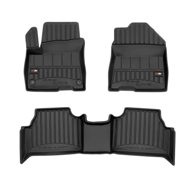 Imagen de FROGUM proLine 3D 3D426207 Juego de alfombrillas suelo Caucho delante y detrás 3 negro Adaptado HYUNDAI: Kona SUV