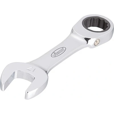 Imagen de Vigor Llave combinada de carraca, modelo corto, ancho llave: 10, longitud total: 97 mm, 1 pieza, V2824