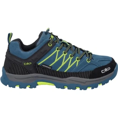 Imagen de CMP Kids Rigel Low Trekking Shoes WP, Zapatos Rise Senderismo, Deep Lake Acido, 32 EU