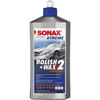 Imagen de SONAX XTREME Polish+Wax 2 Hybrid NPT (500 ml) Para superficies de pintura casi nuevas, ligeramente desgastadas y mantenidas regularmente. Número artículo: 02072000 810