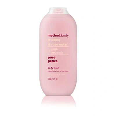 Imagen de Method Pure Peace Body Wash Peony, Rose Water y Pink Sea Salt 18 la Florida. onza.