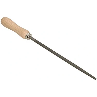 Imagen de KOTARBAU® Lima redonda 250 mm, bastarda, de mano, para metal, procesamiento acero al carbono, taller, Grado grueso