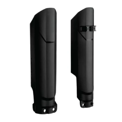 Imagen de POLISPORT 8399300003 Protector de horquilla envolvente completo fabricado en plástico resistente a los impactos con motocicletas KTM, HUSQVARNA, GAS GAS, SHERCO color Negro