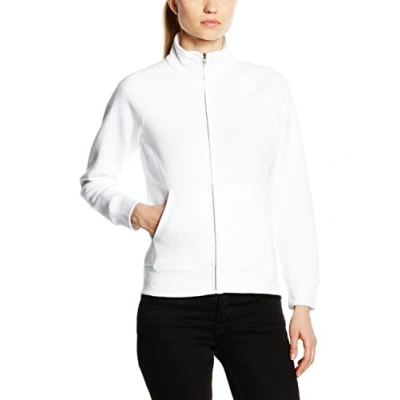 Imagen de Fruit of the Loom SS085M Sudadera, Blanco, M para Mujer