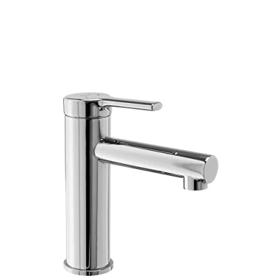 Imagen de Rea PIXEL CHROME Grifo de LAVABO BAJO Mezclador baño latón monomando para lavado manos ajustable en frío y caliente (cromado)