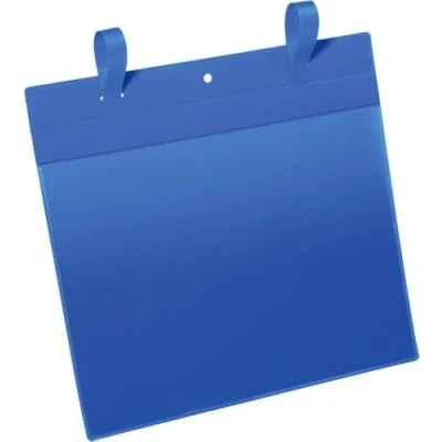 Imagen de Durable 175107 bolsa de malla (A4 apaisado) paquete 50 piezas azul