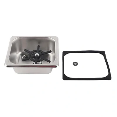 Imagen de Jeffergarden Vaporizador Lanzador Rinser Lavadora automática de Vasos Acero Inoxidable Limpiador Vidrio Enjuague para Bar Hotel Café Leche Taza té