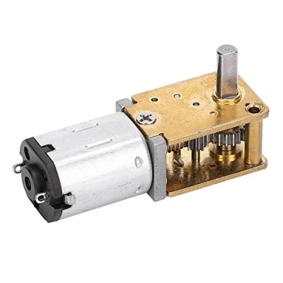 Imagen de Mini motor de engranaje DC Brush 6V, motorreductor tornillo sin fin micro Turbo 1218GE N20(DC6V 70RPM)