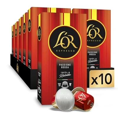 Imagen de L&#039;OR Espresso Café Cápsulas Imola Ristretto 100 Compatibles Nespresso (R)*