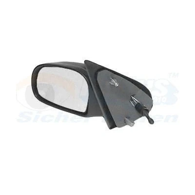 Imagen de espejo retrovisor Van Wezel 0950814 derecha con imprimación parcial completo, convexo, ajustable desde interior, Ajuste por cable