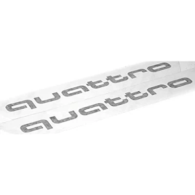 Imagen de Audi Original Q2 C de Blade Lámina Set Quattro Exterieur Texto Florete Plata 81 a064317 Z7G