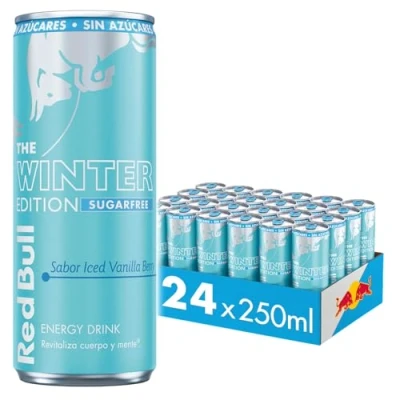 Imagen de Red Bull Bebida energética Edition vainilla helada y bayas Sin Azúcar Can 24 x 250 ml