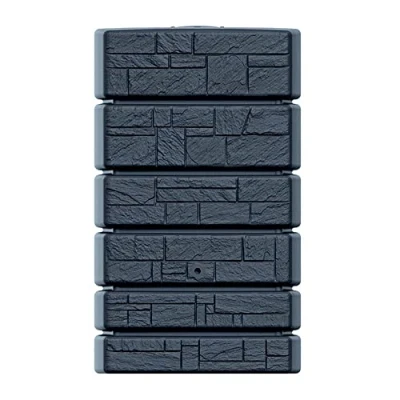 Imagen de Barril de captación Agua Tower Stone 500l., Dimensiones (mm) 775x583x1300, Color Antracita