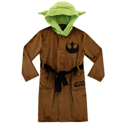Imagen de Star Wars Albornoz Niños Bata Polar Niño Yoda Marrón 6 7 Años