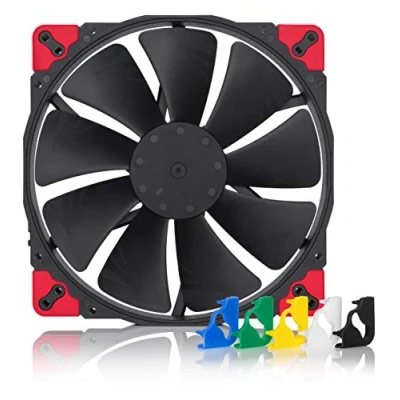 Imagen de Noctua NF A20 PWM chromax.black.swap, Ventilador Silencioso, 4 Pines (200x30 mm, Negro)