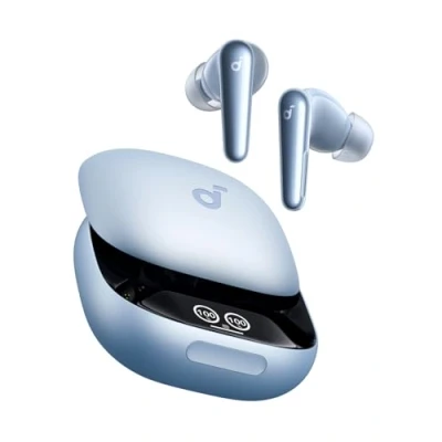 Imagen de Soundcore Liberty 4 Pro de Anker, Auriculares Inalámbricos con Cancelación Ruido Adaptativa en Tiempo Real, 7 Sensores, Música Hi Fi Estudio, Llamadas Nítidas 10 Micrófonos e IA