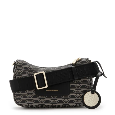 Imagen de Emporio Armani Baguette Monogram Bandolera, Mujer, Talla: One Size, Nero/ecru