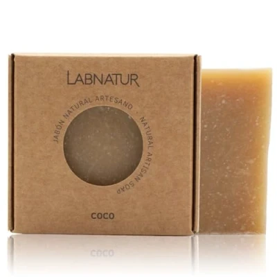 Imagen de JABON NATURAL LABNATUR PREMIUM 100g COCO.elaborado artesanalmente en frío y con ingredientes naturales. para las pieles sensibles o enrojecidas