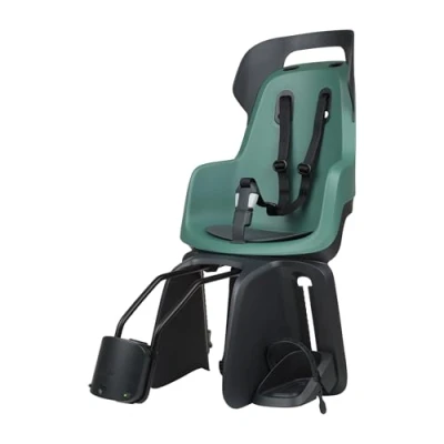 Imagen de BOBIKE 8012400008 Silla Trasera GO Maxi para Bicicletas con Ruedas de 26 a 29 Apta niños Peso máximo 22kg Anclaje en el Cuadro Color Peppermint