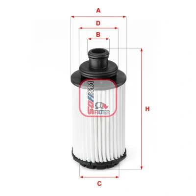 Imagen de Filtro de aceite SOFIMA S5118PE