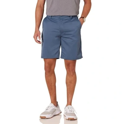Imagen de Amazon Essentials Pantalón corto elástico de golf y corte clásico (disponible en tallas grandes largos especiales) Hombre, Añil, 40W