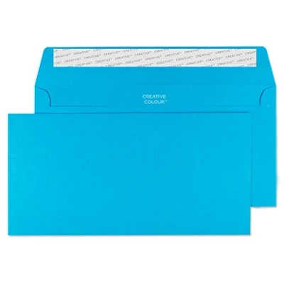Imagen de Blake Creative Colour DL+ 25210 Sobres autoadhesivos (114 x 229 mm, 120 g/m², 25 unidades), color azul