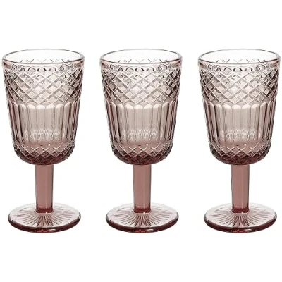 Imagen de Tognana Claire Juego de 3 copas 270 cc, cristal, rosa