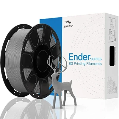 Imagen de Creality PLA Filament 1.75mm, Filamento para Ender Impresora 3D, 1kg Spool(2.2lbs) Gris