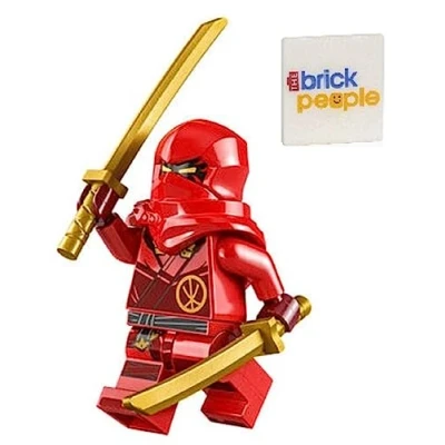 Imagen de LEGO Ninjago Dragons Rising: Kai Minfigure con espadas dobles