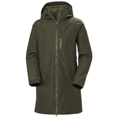 Imagen de Helly Hansen Belfast LONG Chaqueta de invierno, Mujer, Talla: XS, Utility green