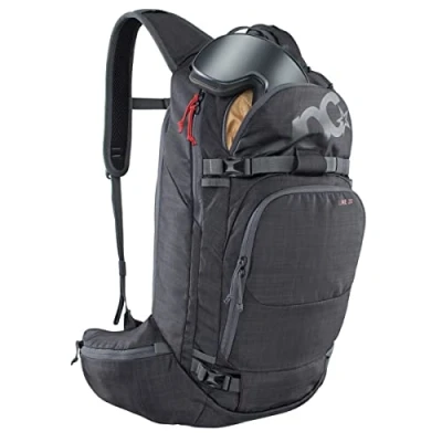 Imagen de EVOC Line 20 Mochila de travesía, esquí (Sistema NEURALITE, Compartimento Separado para avalanchas con Plan Emergencia, Bolsillos en la Cadera, BODDY Hugging), Gris carbón
