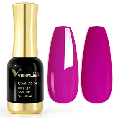 Imagen de VENALISA Esmaltes Semipermanentes de Uñas en Gel UV LED Morado 12ml Nail Polish