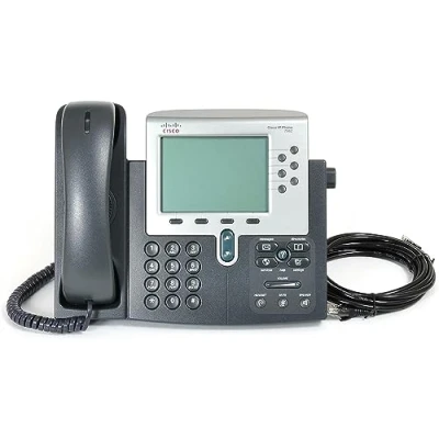 Imagen de Cisco Unified IP Phone 7962 Teléfono Digital (Base, LCD, 320 x 222 píxeles) Negro y Plata