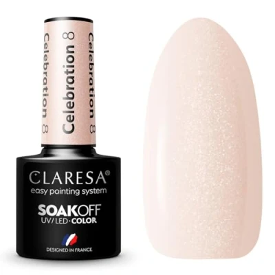 Imagen de 8 Celebration Esmalte de uñas UV (5 ml) Claresa