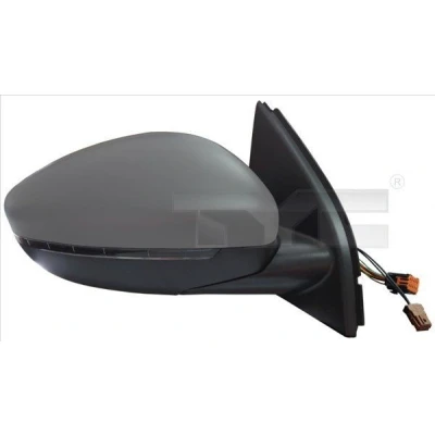Imagen de Espejo retrovisor Tyc 326 0162 izquierda imprimado para ajuste elect. espejo, convexo, calefactable PEUGEOT: 308 II Hatchback, SW 2