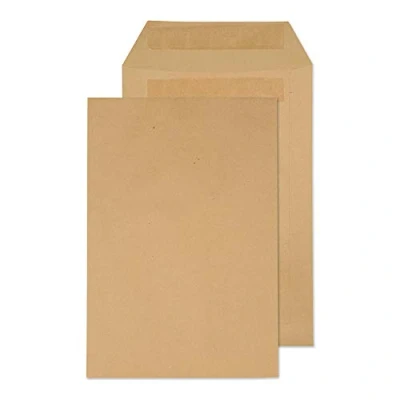 Imagen de Blake Everyday 240 x 165 mm 90 gsm Bolsillo Autoadhesivo (9270), Manila, Paquete de 500
