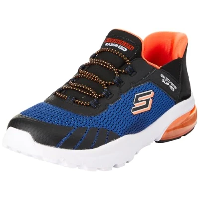 Imagen de Skechers Boys, Ponerse, Royal Textile/Black Synthetic/Trim, 27.5 EU
