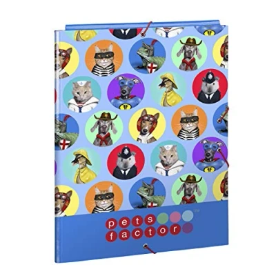 Imagen de Pets Factor Oficial Carpeta Folio Con 3 Solapas 260x365mm