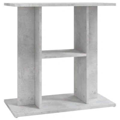 Imagen de vidaXL Soporte para Acuario Madera ingeniería Gris hormigón 60x30x60cm