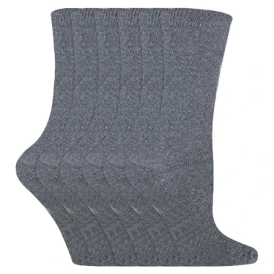 Imagen de Sock Snob 6 Pares Niño Finos Colores Vestir Algodon Calcetines para Colegio Uniforme (Gris, 31/36 EU)