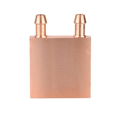 Imagen de Bloque de enfriamiento agua cobre puro 40 * 10 mm para Gráficos GPU Placa base calor Northbridge Southbridge Semiconductor Pieza Radiador Disipador